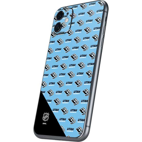 NHL Utah Mammoth Logo Pattern iPhone 11 Skin